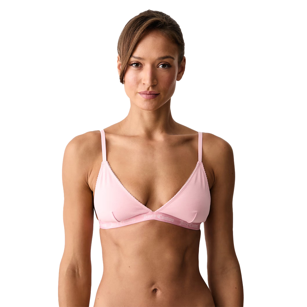 JUICY COUTURE Triangle Bralette Γυναικείο Τριγωνικό Σουτιέν  - Ροζ